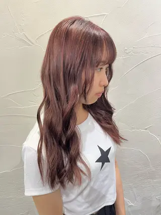 ロング 韓国風透明感カラー 💎YUI💎のヘアスタイル