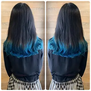 ロング カラー 京都大人女性ショート 徒歩1分/秋山のヘアスタイル