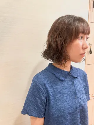 ショート パーマ ミ ユのヘアスタイル