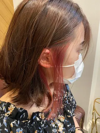 カラー 井上 舞のヘアスタイル