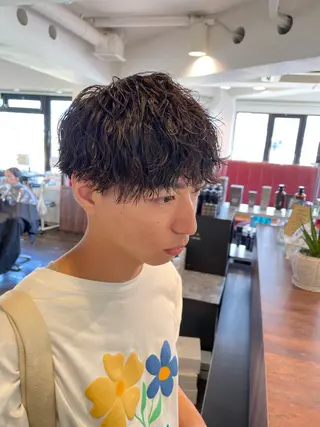 ショート パーマ メンズ メンズスタイル /メンズパーマ/須藤のヘアスタイル