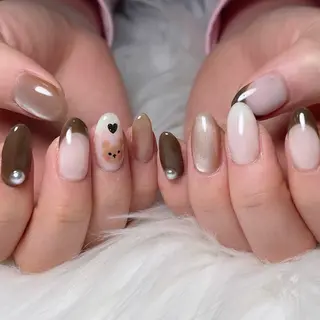 ネイル 🐕‍🦺Yappy 💗A-tanのネイルデザイン