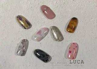 ネイル ネイルアトリエルカ 落合のネイルデザイン