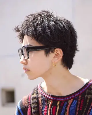 パーマ メンズ ゆきえ🤍 fifth/パーマ‪のヘアスタイル