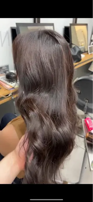 カラー HONO/韓国 🇰🇷大阪エクステのヘアスタイル