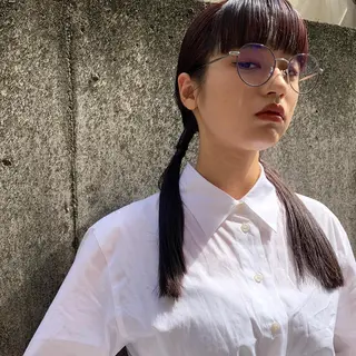 ミディアム カラー ヘアアレンジ rewards成城学園前店所属・hiro【沿線で叶う 似合わせhair】のヘアスタイル