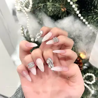 ロング SENA/ロング/ ギャル/ワンホンのネイルデザイン