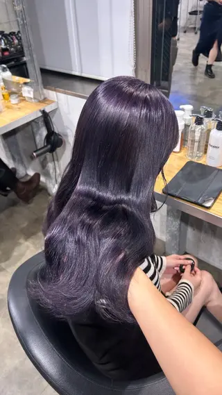 ロング カラー IS所属・横浜美容室/透明感 カラー/レイヤーのヘアスタイル