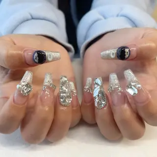 ネイル 💎🐰 saki. m 🐰💎のネイルデザイン