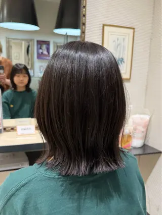 ミディアム 藤本 理愛のヘアスタイル