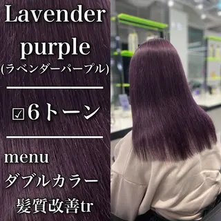 セミロング カラー ヘアアレンジ レイヤー×透明感カラ ーHAYATOのヘアスタイル