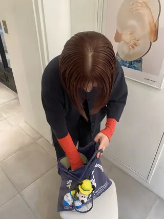 ミディアム カラー riria/ボブ /ブラウンカラー🎀のヘアスタイル