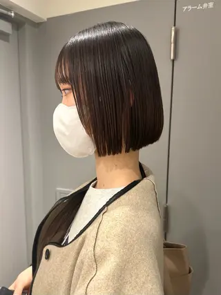 ショート sea by luvismけやき通り2号店所属・ボブ/ショート/ 縮毛矯正/岸本恭明のヘアスタイル
