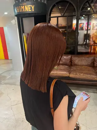 ミディアム マスダ ミウのヘアスタイル