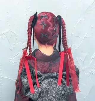 カラー ロング ヘアアレンジ HIME. ＊*ヒメドットのヘアスタイル