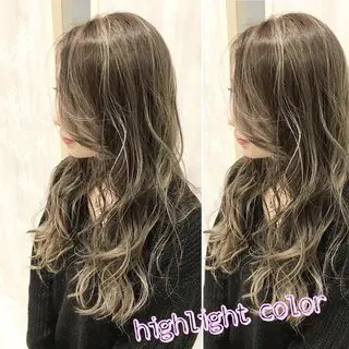 ロング カラー 柿沼  洸太のヘアスタイル