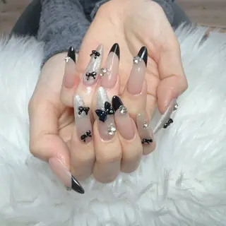 ネイル 🎀nana🫧 ワンホンネイル🎀のネイルデザイン