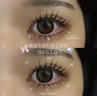 マツエク・マツパ 戸部 佑香のマツエク・マツパデザイン