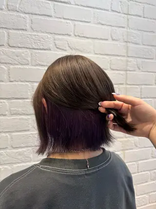 ミディアム カラーお任せ下さい✨ 𝙼𝙰𝙽𝙰🧸のヘアスタイル