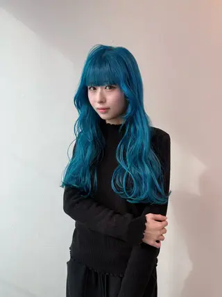 ロング カラー Bei Licoldo.所属・マツオカ マコのヘアスタイル