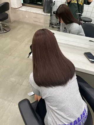ロング カラー ヘアアレンジ 💗横浜美容室 💗HARUNAのヘアスタイル