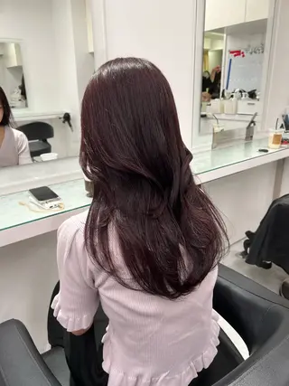 カラー ブリーチなし透明感 💗RYOTAのヘアスタイル