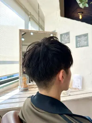 メンズ スパイキー/ ピンパーマ/緑川雄也のヘアスタイル