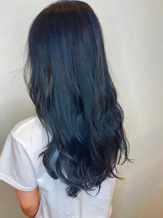 セミロング 美髪改善×シールエク ステ/ヨシモトカンジのヘアスタイル