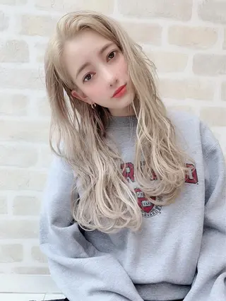 ロング SAKURA 原宿所属・なかの たくみのヘアスタイル