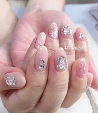 ネイル 北浦和 自爪育成ケアのネイルデザイン