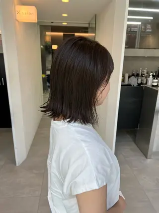 ショート カラー 吉沢遣人/レイヤー 艶カラー/パーマのヘアスタイル