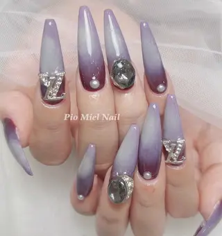 ネイル HANA 長さだしのネイルデザイン