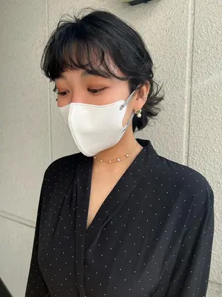 ミディアム ヘアアレンジ カラーパティシエ facce🌼ikoのヘアスタイル