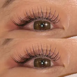 マツエク・マツパ 最高級人毛 100%エクステ茉央のヘアスタイル