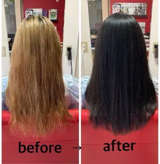 セミロング ルーチェ【luce】ヘアリゾート宝塚歌劇前店所属・岸本 友子のヘアスタイル