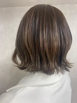 ミディアム N/デザインカラー 🌿ナギのヘアスタイル