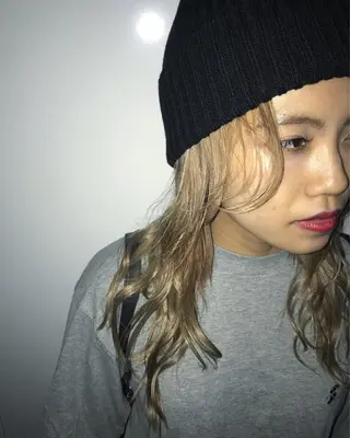 レイヤーウルフ エクステ磯部のヘアスタイル