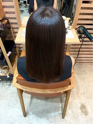 ロング カラー 🎈ブリーチなし暖色 カラー/レッド/ゆいのヘアスタイル