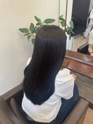 ロング hair＋make CLEAR 本店所属・艶カラー🫧艶肌✨ フクモト‎🤍のヘアスタイル