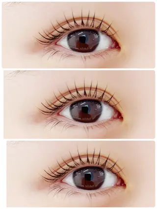 マツエク・マツパ ribbon水戸店所属・原田 美波のマツエク・マツパデザイン