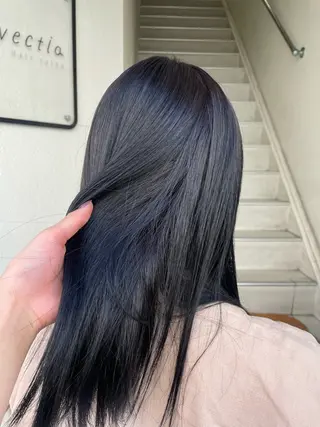 ロング カラー 仲田 野愛のヘアスタイル