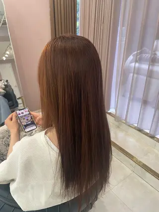 ロング カラー che'rie所属・che'rie shizukiのヘアスタイル