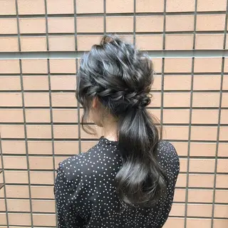 ヘアアレンジ 《放出》Forte マネージャー山根英明のヘアスタイル
