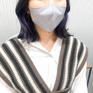 ショート カラー ヘアアレンジ yuka .のヘアスタイル