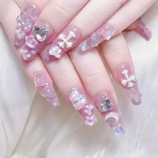 ネイル 🦋チップ長さだし 専門店🦋のネイルデザイン