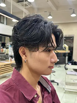 パーマ メンズ 骨格矯正/理論パーマ /悩み改善/yuyaのヘアスタイル