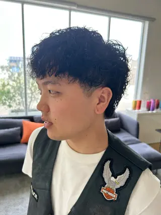 パーマ メンズ 松尾 乾伸のヘアスタイル