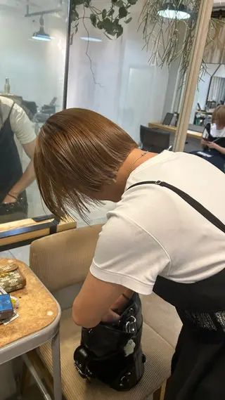 ショート moeka 表参道のヘアスタイル