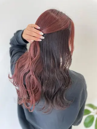 カラー ブリーチ・縮毛矯正 三島佳音のヘアスタイル