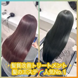 ロング 新島 涼のヘアスタイル